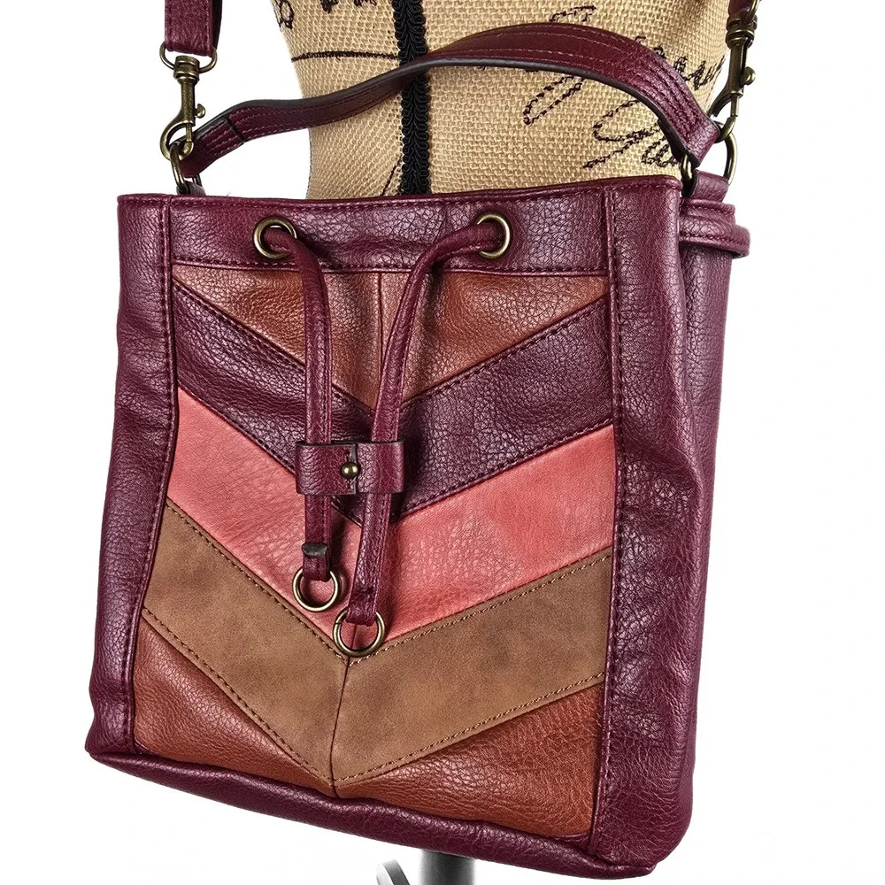 N/A chevron patchwork